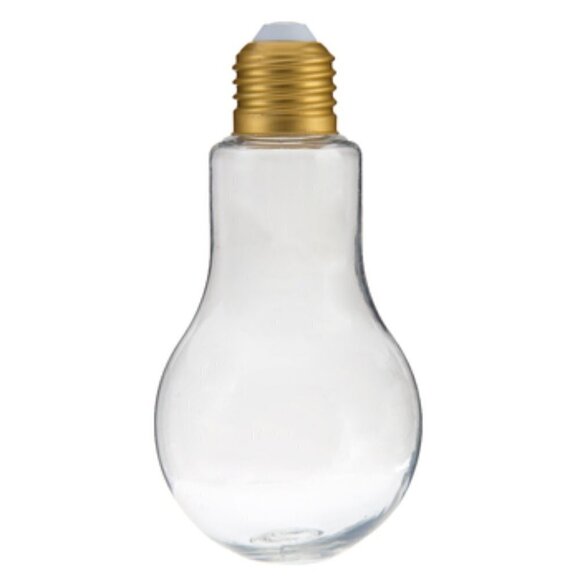 Glass Light Bulb Sand Bottle with Diamond Dots - Picture 1 of 5